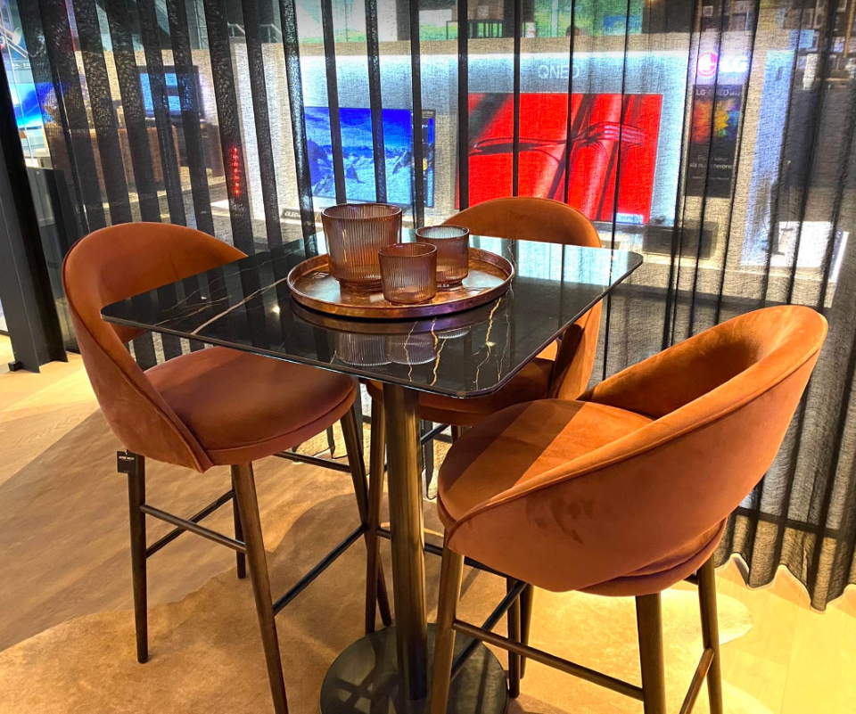 cosywonen.be. Dome Deco BEND BAR CHAIR